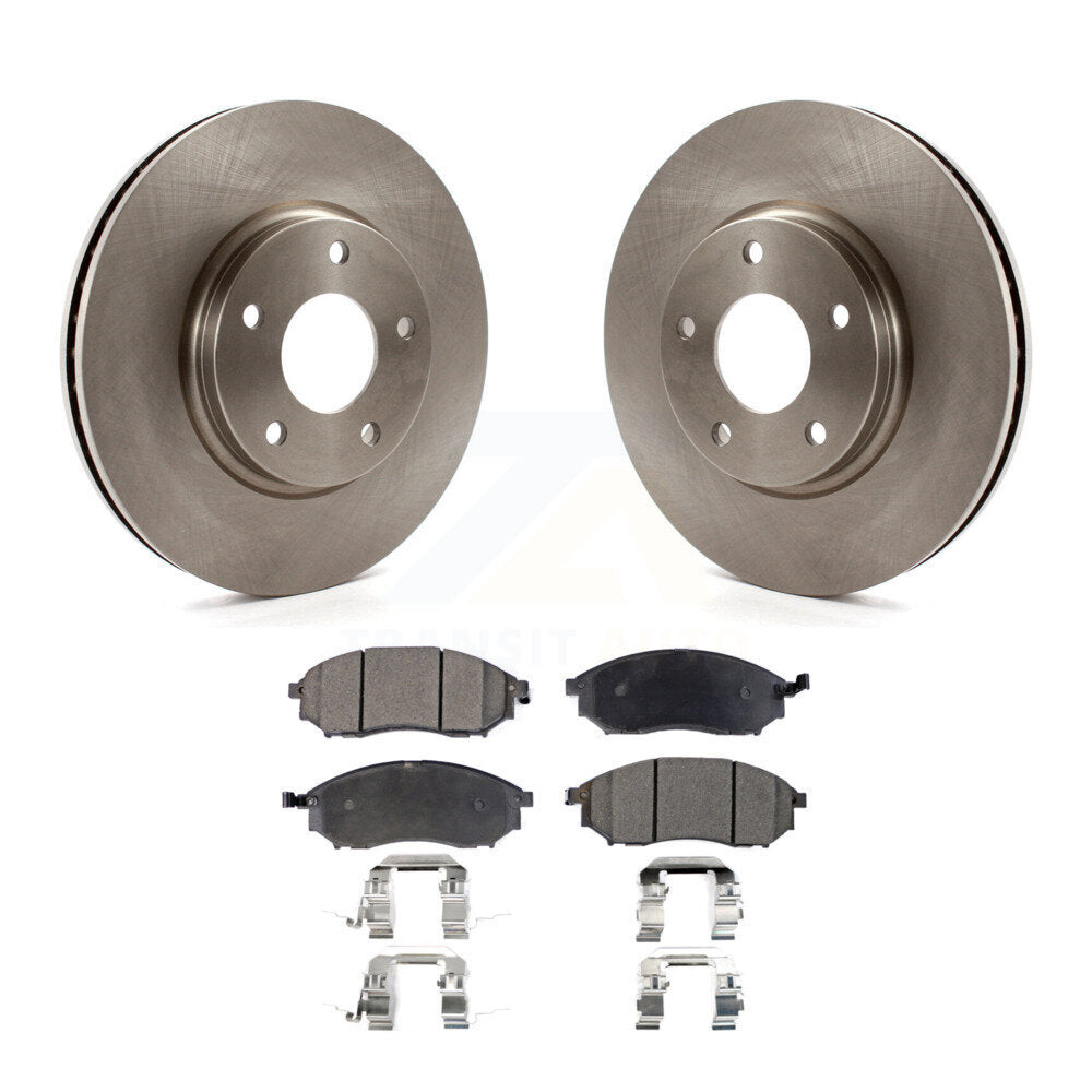 Front Disc Brake Rotors And Ceramic Pads Kit For Infiniti Q45 M45 INFINITI