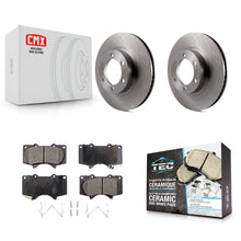 Load image into Gallery viewer, Front Disc Brake Rotors And Ceramic Pads Kit For Toyota 4Runner Lexus GX470