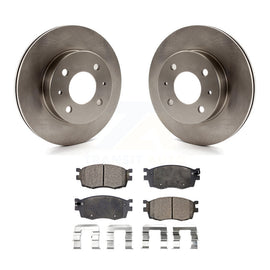 [Front] 2006 Hyundai Accent Hatchback Premium OE Brake Rotors & Ceramic Pads Kit For Max Braking