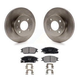 [Front] 2000-2005 Hyundai Accent Premium OE Brake Rotors & Ceramic Pads Kit For Max Braking