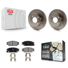 Load image into Gallery viewer, [Front] 2000-2005 Hyundai Accent Premium OE Brake Rotors &amp; Ceramic Pads Kit For Max Braking