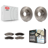 Front Brake Rotors & Ceramic Pad Kit For Nissan Titan Pathfinder Armada INFINITI