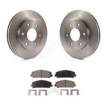 Charger l&#39;image dans la galerie, Front Disc Brake Rotors And Ceramic Pads Kit For INFINITI QX56