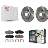 [Front] 04-05 Acura TL Automatic transmission Premium OE Brake Rotors & Ceramic Pads Kit For Max Braking