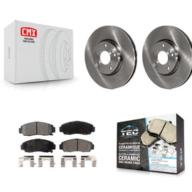 [Front] 04-05 Acura TL Automatic transmission Premium OE Brake Rotors & Ceramic Pads Kit For Max Braking
