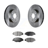 [Front] 2002-2008 Jaguar X-Type Premium OE Brake Rotors & Ceramic Pads Kit For Max Braking