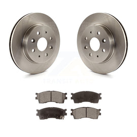 [Front] 2003-2005 Kia Rio Premium OE Brake Rotors & Ceramic Pads Kit For Max Braking