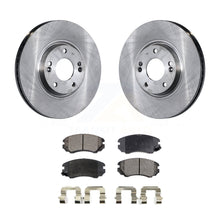 Charger l&#39;image dans la galerie, Front Disc Brake Rotors And Ceramic Pads Kit For Hyundai Azera Kia Amanti