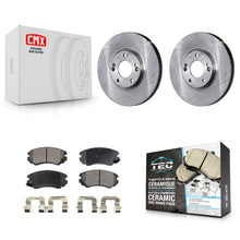Load image into Gallery viewer, Front Disc Brake Rotors And Ceramic Pads Kit For Hyundai Azera Kia Amanti