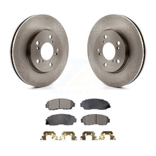 Charger l&#39;image dans la galerie, Front Disc Brake Rotors And Ceramic Pads Kit For 2005-2010 Honda Odyssey