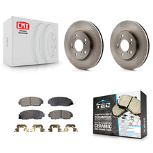 Charger l'image dans la galerie, [Front] 2005-2010 Honda Odyssey Premium OE Brake Rotors &amp; Ceramic Pads Kit For Max Braking