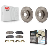 [Front] 2005-2010 Honda Odyssey Premium OE Brake Rotors & Ceramic Pads Kit For Max Braking