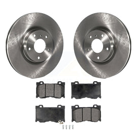 Front Brake Rotors Ceramic Pad Kit For 2017-2018 INFINITI Q70 With Sport Package