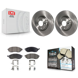 Front Brake Rotors & Ceramic Pad Kit For INFINITI Nissan G37 Murano G35 M35 370Z