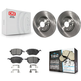 Front Disc Brake Rotors And Ceramic Pads Kit For Nissan Murano Altima Maxima