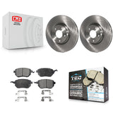 Front Disc Brake Rotors And Ceramic Pads Kit For Nissan Murano Altima Maxima