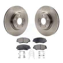 Charger l&#39;image dans la galerie, Front Disc Brake Rotors And Ceramic Pads Kit For Honda Civic CR-V Acura ILX