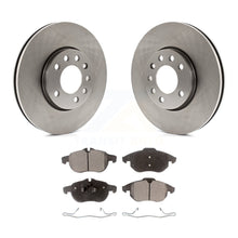 Charger l&#39;image dans la galerie, Front Disc Brake Rotors &amp; Ceramic Pad Kit For Saab 9-3 With 285mm Diameter Rotor