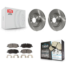 Load image into Gallery viewer, Front Disc Brake Rotors And Ceramic Pads Kit For Land Rover Range Sport LR3