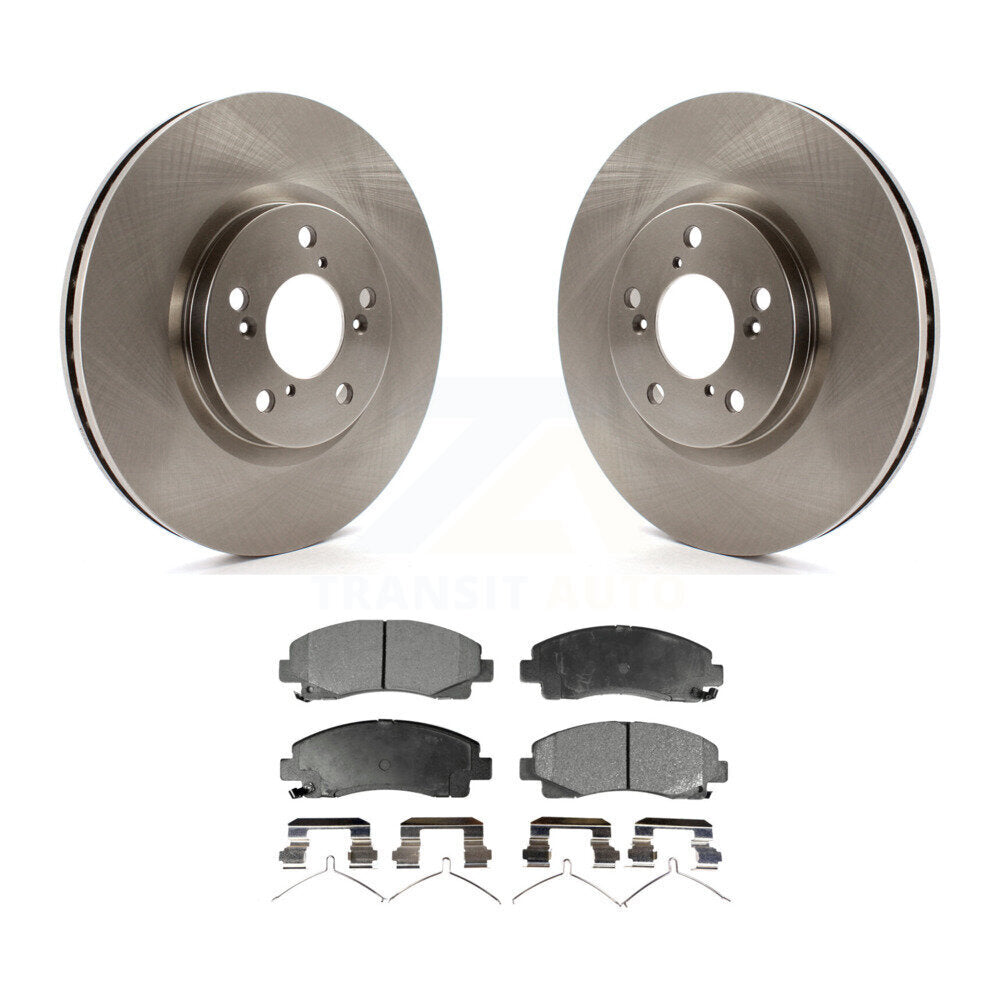 Front Disc Brake Rotors And Ceramic Pads Kit For 2006-2014 Honda Ridgeline