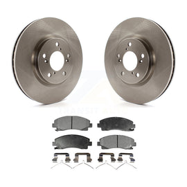 [Front] 2006-2014 Honda Ridgeline Premium OE Brake Rotors & Ceramic Pads Kit For Max Braking