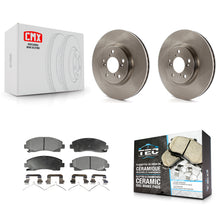 Load image into Gallery viewer, [Front] 2006-2014 Honda Ridgeline Premium OE Brake Rotors &amp; Ceramic Pads Kit For Max Braking
