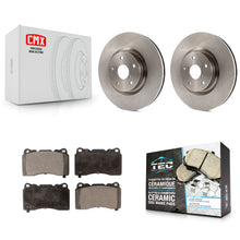 Load image into Gallery viewer, Front Disc Brake Rotors And Ceramic Pads Kit For Subaru Impreza WRX STI