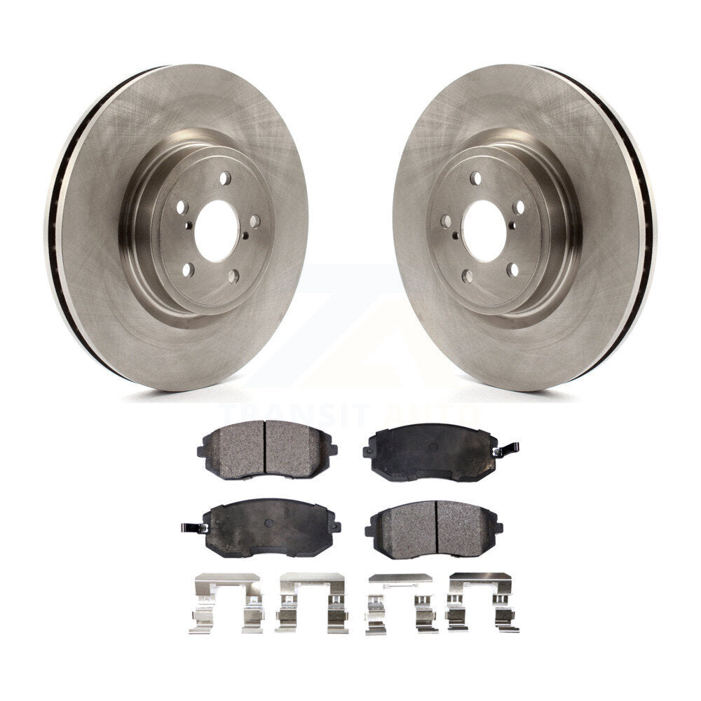 Front Disc Brake Rotors And Ceramic Pads Kit For Subaru Legacy