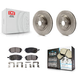 Front Disc Brake Rotors And Ceramic Pads Kit For Subaru Legacy