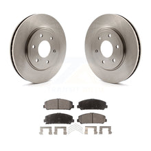 Charger l&#39;image dans la galerie, Front Disc Brake Rotors And Ceramic Pads Kit For Suzuki Equator