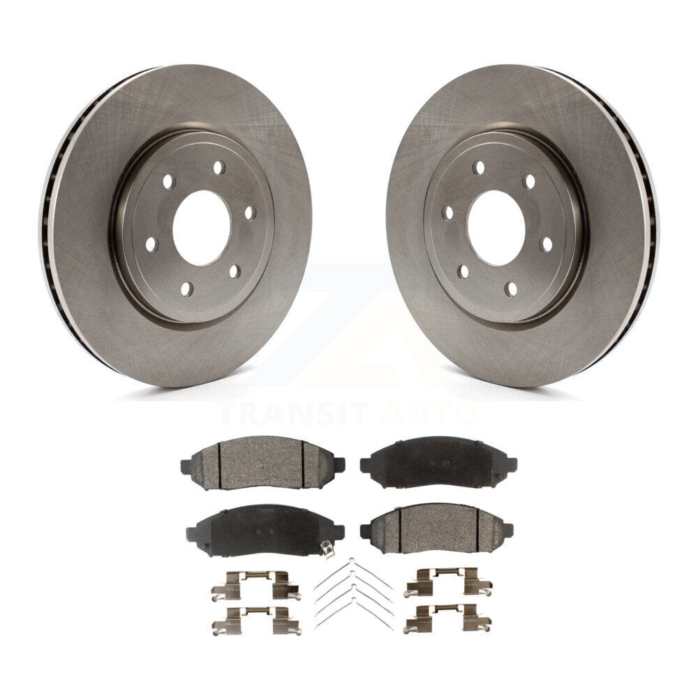 Front Brake Rotor & Ceramic Pad Kit For Nissan Frontier Pathfinder Xterra Suzuki