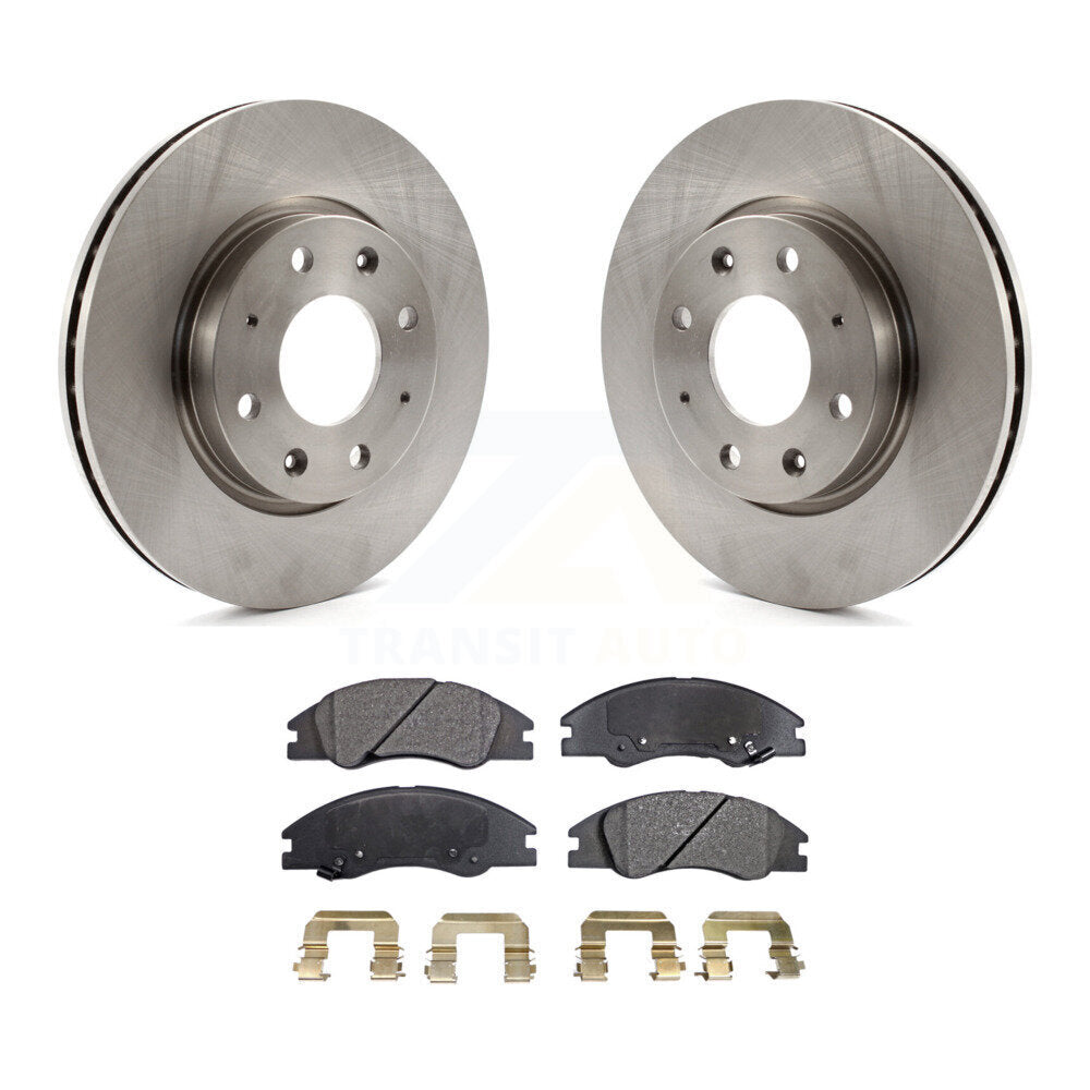 Front Disc Brake Rotors And Ceramic Pads Kit For Kia Spectra Spectra5