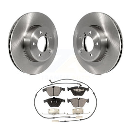 Front Brake Rotor Ceramic Pad Kit For BMW 530i 528i 525i 530xi 535xi xDrive 535i