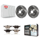 [Front] 2004-2010 BMW X3 Premium OE Brake Rotors & Ceramic Pads Kit For Max Braking