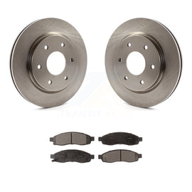 Front Disc Brake Rotor And Ceramic Pad Kit For Nissan TITAN Armada INFINITI QX56