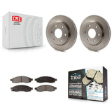 Front Disc Brake Rotor And Ceramic Pad Kit For Nissan TITAN Armada INFINITI QX56