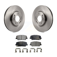 Charger l&#39;image dans la galerie, Front Disc Brake Rotors And Ceramic Pads Kit For Hyundai Veloster Kia Forte Koup