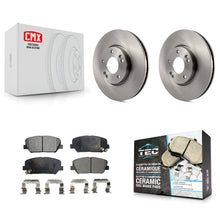 Load image into Gallery viewer, Front Disc Brake Rotors And Ceramic Pads Kit For Hyundai Veloster Kia Forte Koup