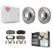 Load image into Gallery viewer, Front Disc Brake Rotors And Ceramic Pads Kit For Hyundai Sonata