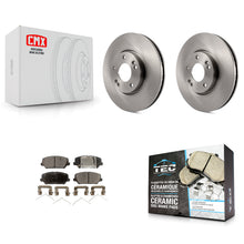 Load image into Gallery viewer, Front Disc Brake Rotor And Ceramic Pad Kit For Kia Forte Hyundai Veloster Forte5