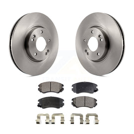 [Front] 2006-2010 Hyundai Sonata 3.3L Premium OE Brake Rotors & Ceramic Pads Kit For Max Braking