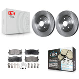 Front Brake Rotor And Ceramic Pad Kit For Toyota Camry Lexus ES350 Avalon ES300h