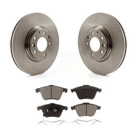 [Front] 2006-2007 Mazda 6 Mazdaspeed Premium OE Brake Rotors & Ceramic Pads Kit For Max Braking