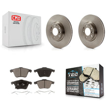 Load image into Gallery viewer, [Front] 2006-2007 Mazda 6 Mazdaspeed Premium OE Brake Rotors &amp; Ceramic Pads Kit For Max Braking