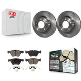 Front Disc Brake Rotor & Ceramic Pad Kit For BMW 328i 325i 128i 328xi 325xi 323i