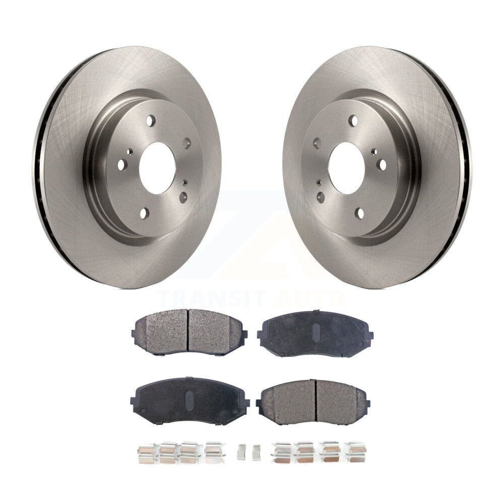 Front Disc Brake Rotors And Ceramic Pads Kit For 2006-2013 Suzuki Grand Vitara