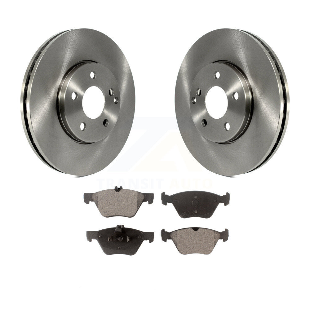 Front Disc Brake Rotors And Ceramic Pads Kit For Mercedes-Benz E350 E320 E300