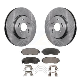 Front Disc Brake Rotors And Ceramic Pads Kit For Honda CR-V Crosstour Accord