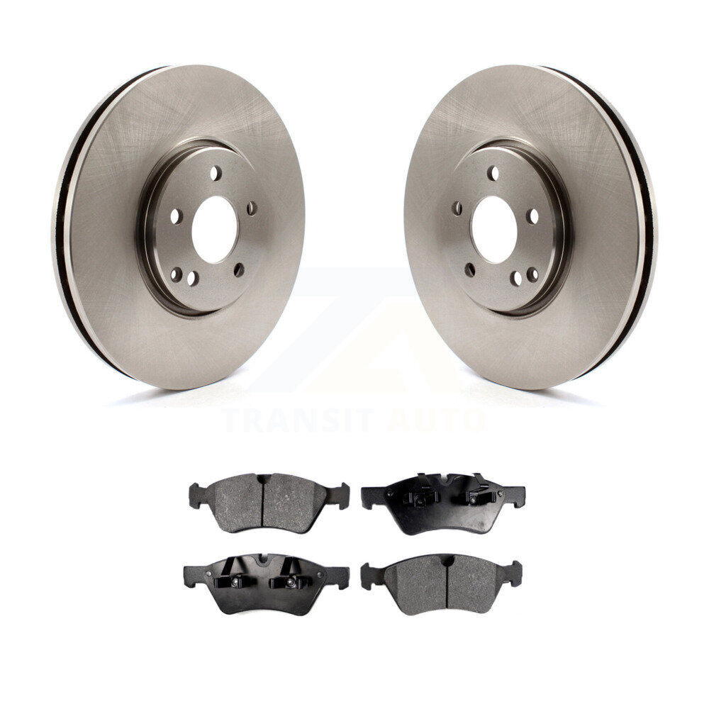 Front Disc Brake Rotors And Ceramic Pads Kit For Mercedes-Benz E550 E500 AWD