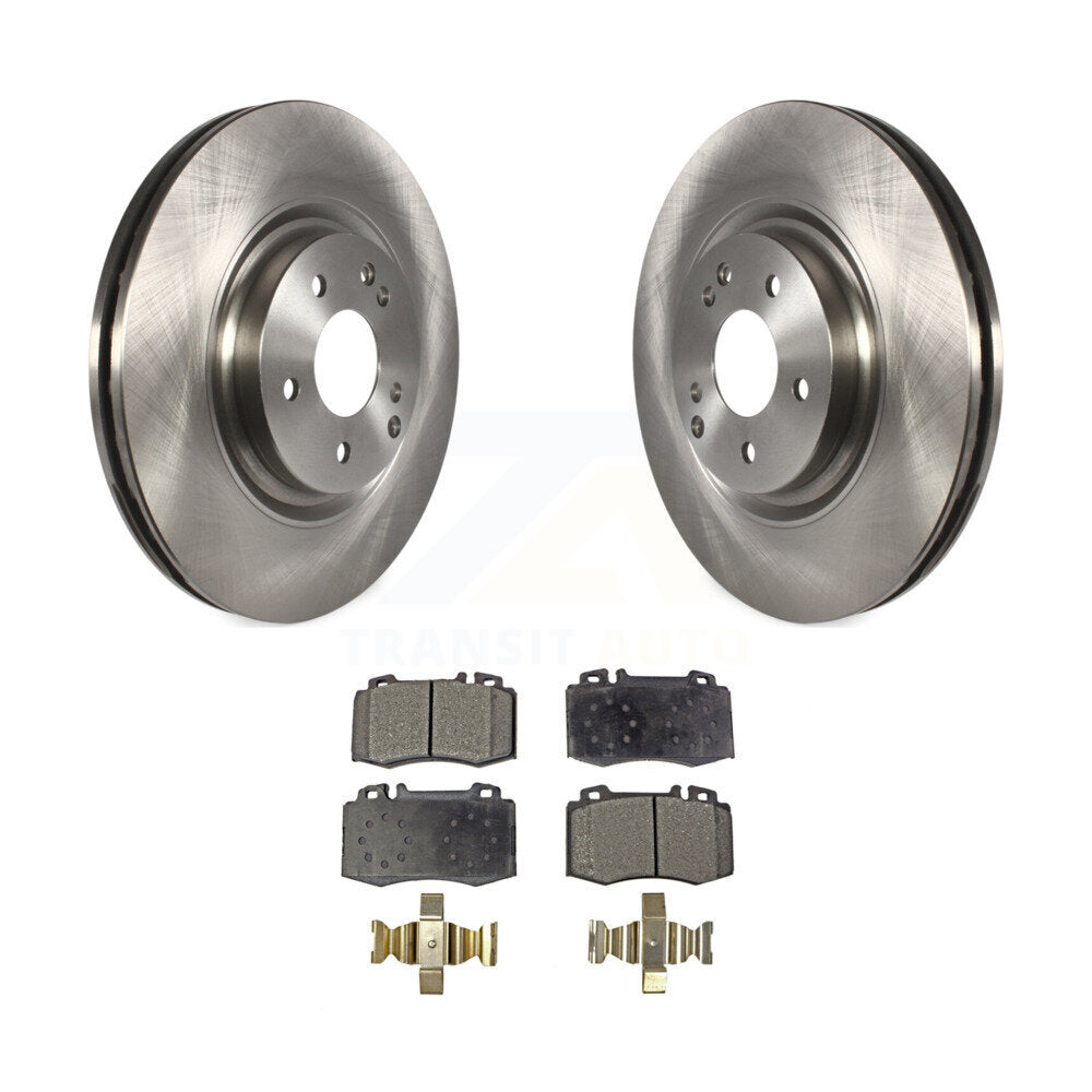 Front Disc Brake Rotors And Ceramic Pads Kit For Mercedes-Benz C230 C320 SLK350